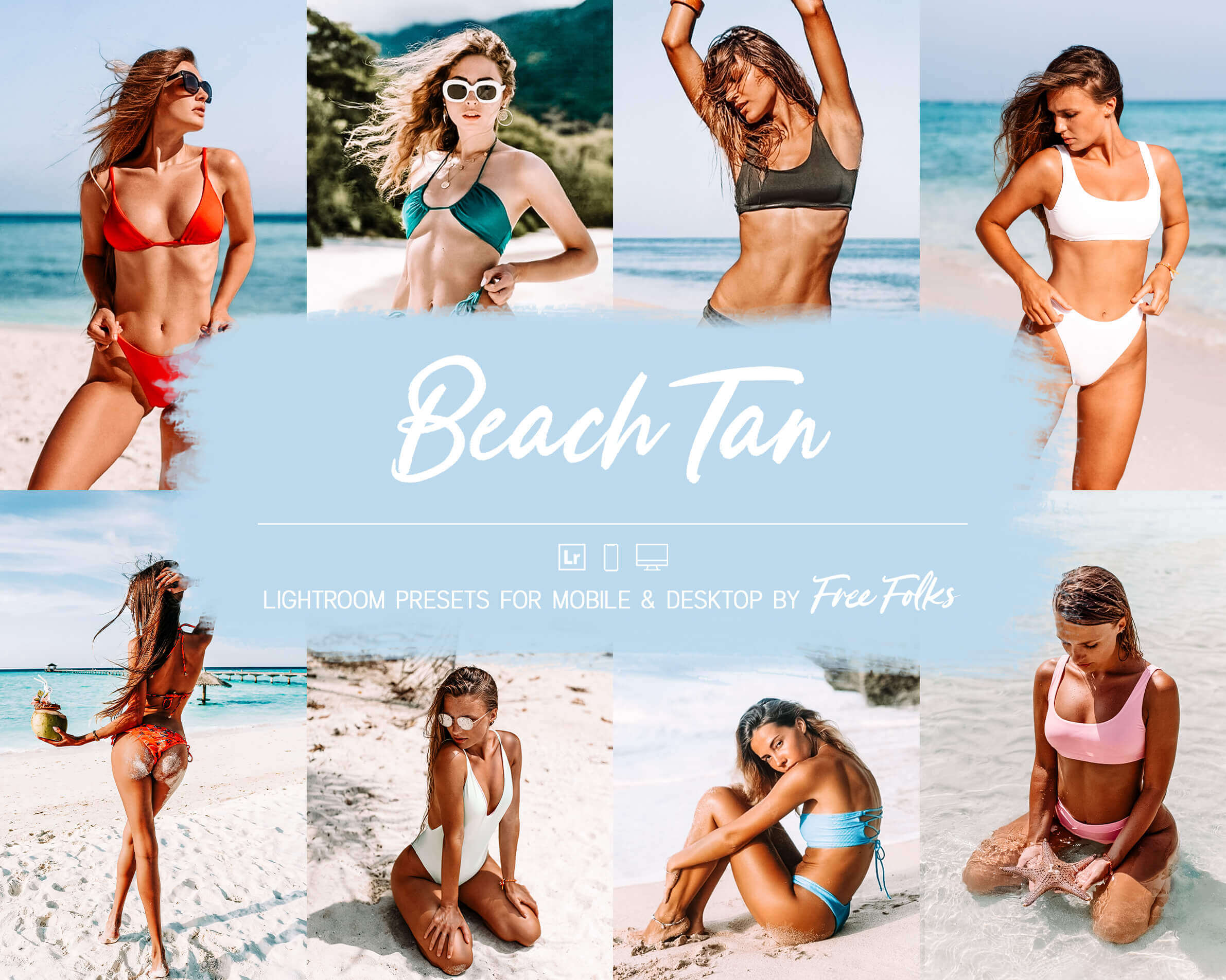 14 Beach Tan Lightroom Presets For Mobile & Desktop