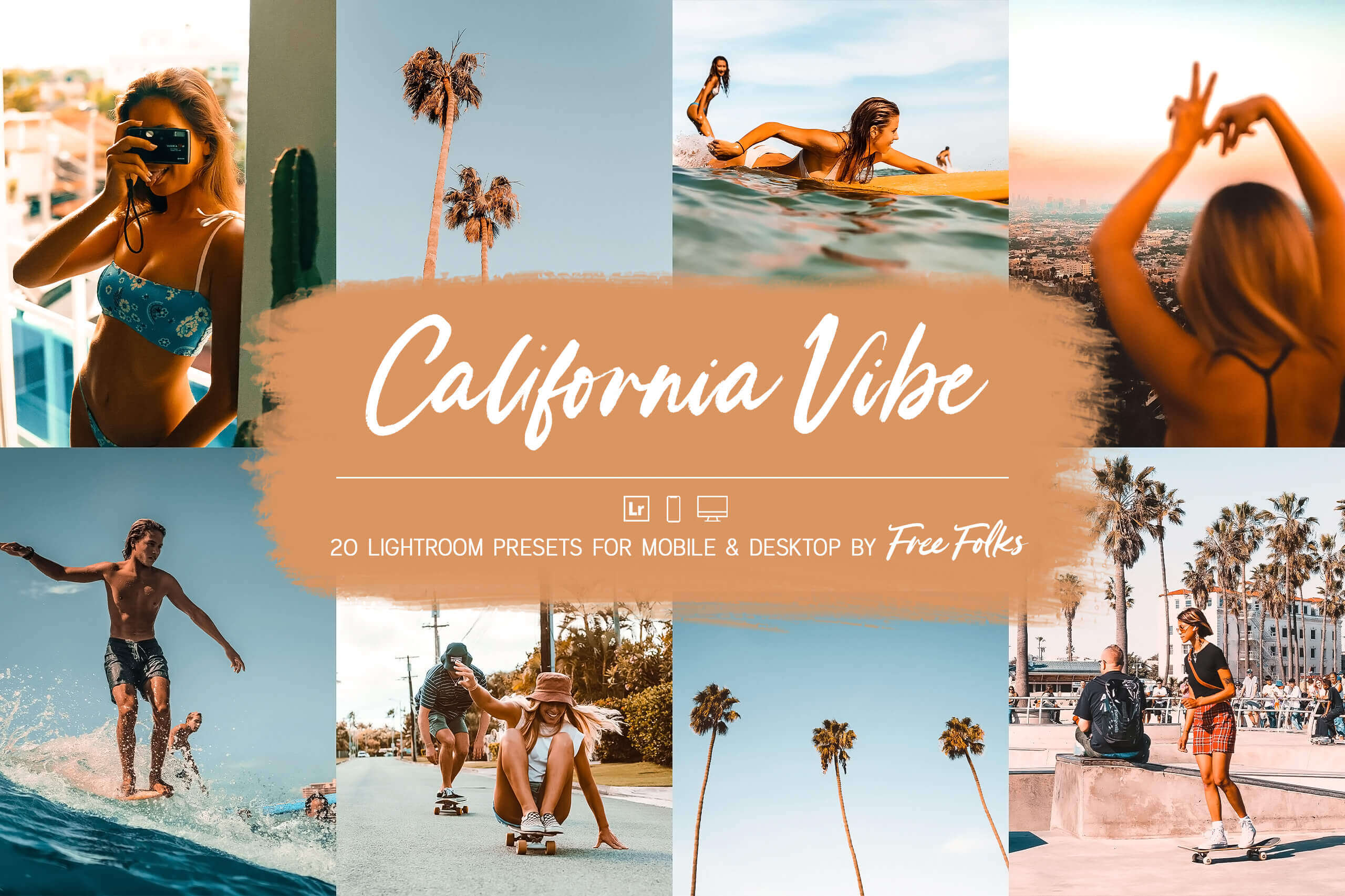 20 California Vibe Lightroom Presets For Mobile & Desktop