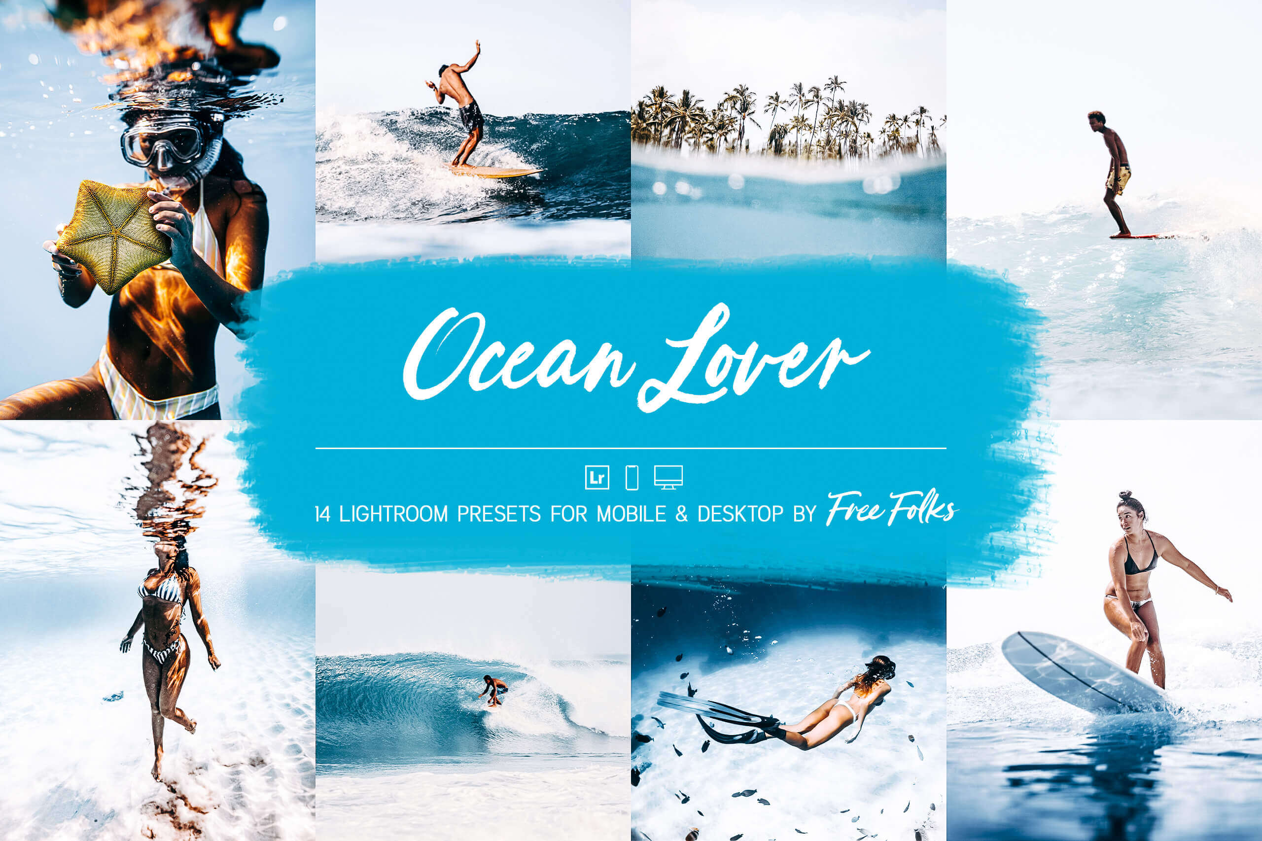 14 Ocean Lover Lightroom Presets For Mobile & Desktop